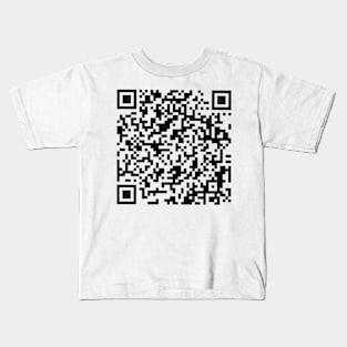 Funny Trump Dance QR Code Kids T-Shirt